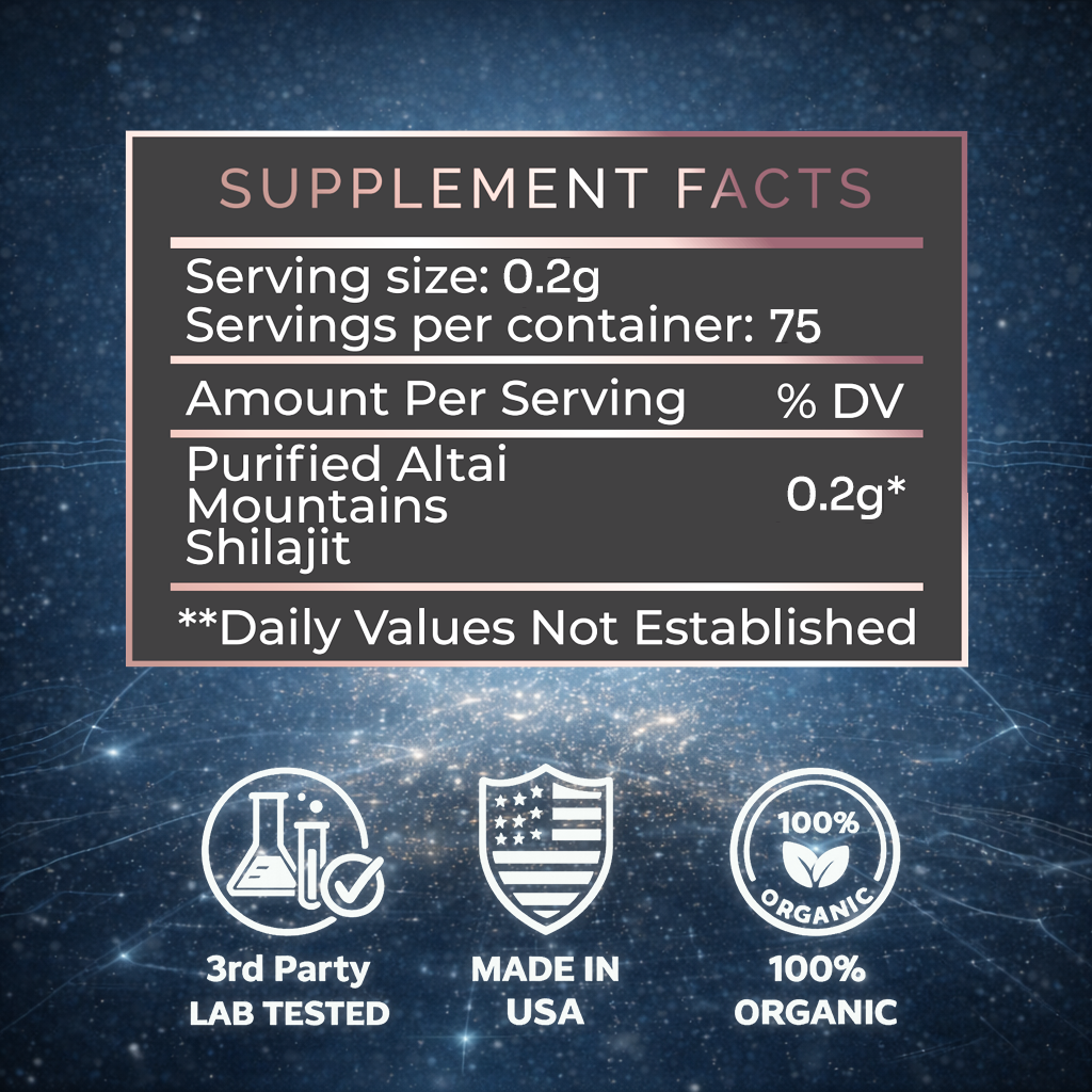 Shilajit Powder suppl