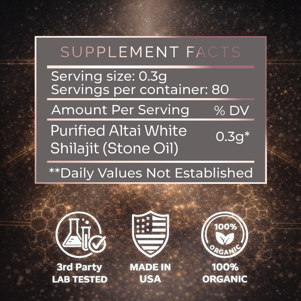 White Shilajit suppl