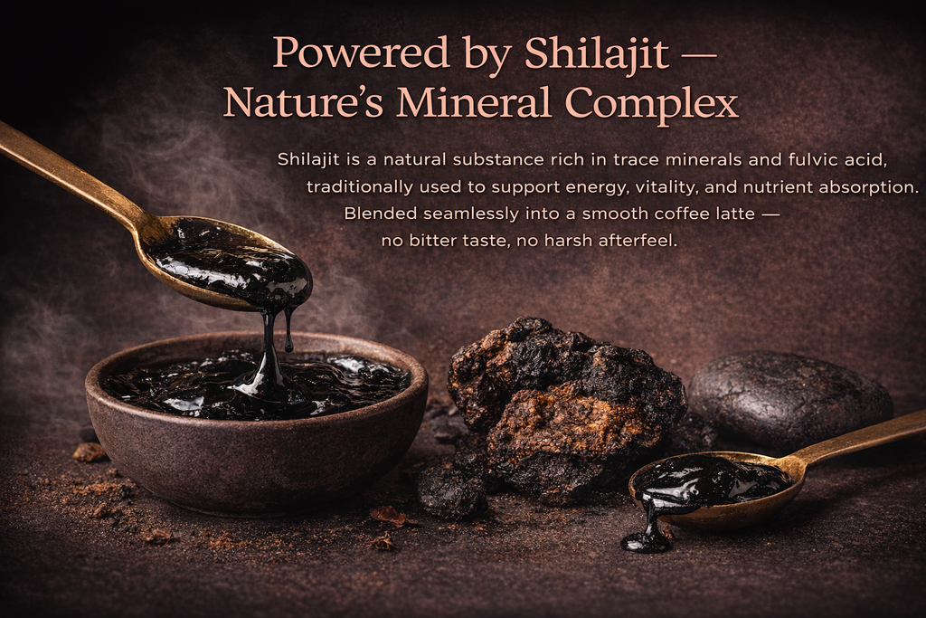 Shilajit Mushroom Latte