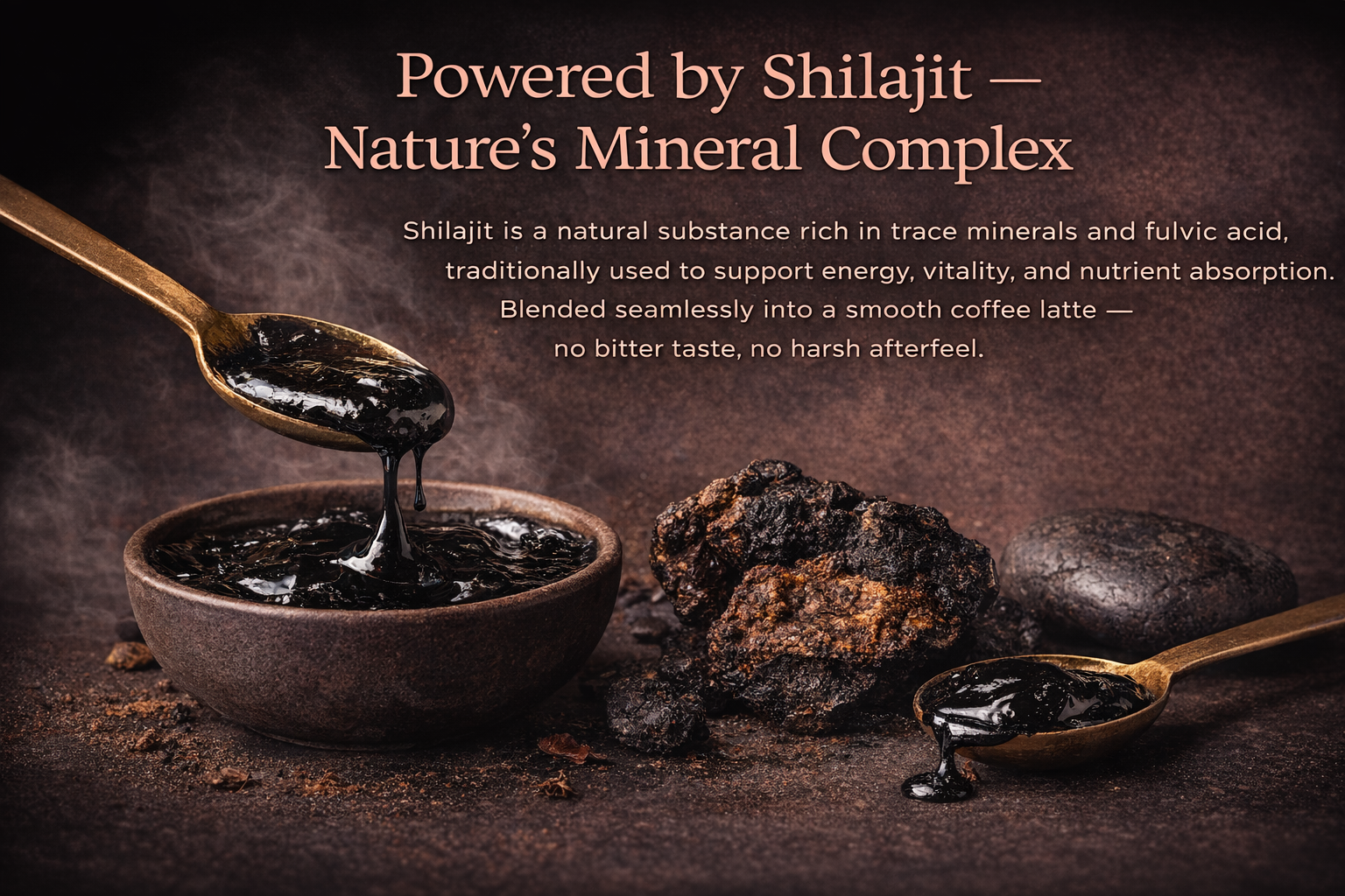 Shilajit Mushroom Latte