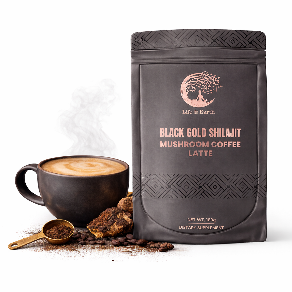 Shilajit Mushroom Latte